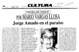 Jorge Amado en el paraíso  [artículo] Mario Vargas Llosa.