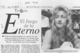 El juego de lo eterno  [artículo] Carolina Andonie Dracos.