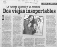 Dos viejas insoportables  [artículo] Potoco.