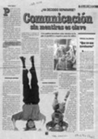 Comunicación sin mentiras es clave  [artículo] Andrea Figueroa.