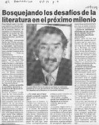 Bosquejando los desafíos de la literatura en el próximo milenio  [artículo].
