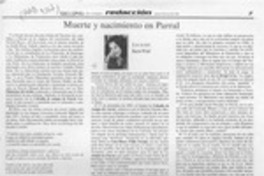 Muerte y nacimiento en Parral