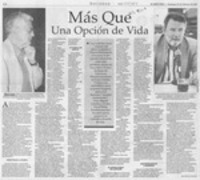 Más que una opción de vida