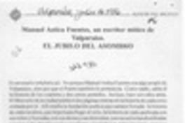 El júbilo del asombro  [artículo] Oscar González Villarroel.