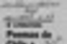 Poemas de Chile a Barcelona