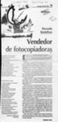 Vendedor de fotocopiadoras  [artículo] Virginia Vidal.