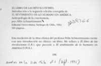 El libro de las revoluciones  [artículo] Margarita Schultz.