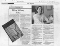 Alicia Salinas, poetisa  [artículo].