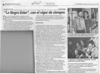 "La negra Ester", con el vigor de siempre  [artículo] Leopoldo Pulgar.
