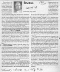 Poetas  [artículo] Fernando Jerez.