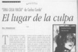 El lugar de la culpa  [artículo] Mili Rodríguez.