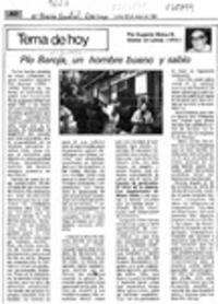 Don Pío, el tigre que se hacía el cucho  [artículo] Enrique Lafourcade.