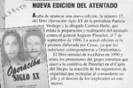 Nueva edición del atentado  [artículo].