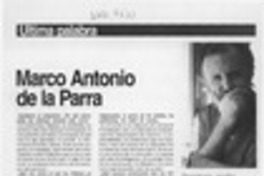 Marco Antonio de la Parra  [artículo].