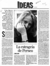 La estrageia de Perseo  [artículo] Faride Zerán.