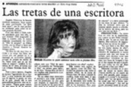 Las Tretas de una escritora  [artículo].
