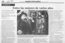 Entre las mejores de varios años  [artículo] Pedro Labra.