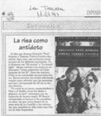 La Risa como antídoto  [artículo].