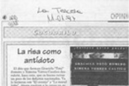 La Risa como antídoto  [artículo].