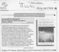 El alemán de Atacama  [artículo] Lilioska Yankovic.