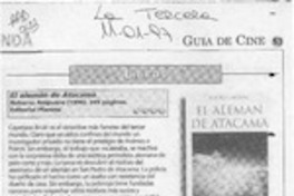 El alemán de Atacama  [artículo] Lilioska Yankovic.