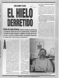 El hielo derretido  [artículo] Carolina Díaz.