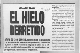 El hielo derretido  [artículo] Carolina Díaz.