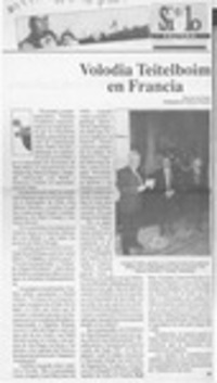 Volodia Teitelboim en Francia  [artículo].