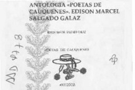 Antología "Poetas de Cauquenes"  [artículo].