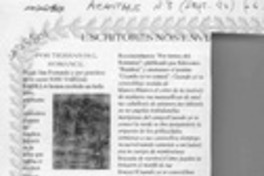 Por tierras del romance  [artículo].