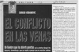 El conflicto en las venas