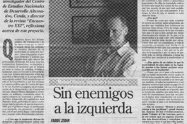 Sin enemigos a la izquierda