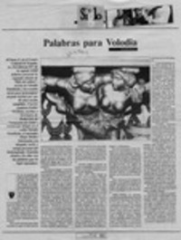 Palabras para Volodia  [artículo] Graciela Alvarez.
