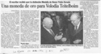 Una moneda de oro para Volodia Teitelboim  [artículo] Loreto Novoa.