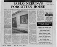 Pablo Neruda's forgotten house  [artículo].