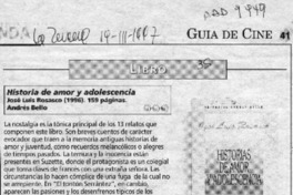 Historia de amor y adolescencia  [artículo] Lilioska Yankovic.