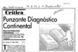 Punzante diagnóstico continental  [artículo] Tomás P. Mac Hale.