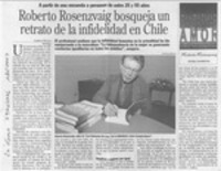 Roberto Rosenzvaig bosqueja un retrato de la infidelidad en Chile