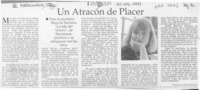 Un atracón de placer  [artículo] Carolina Andonie Dracos.