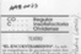 Teatro  [artículo] Pedro Labra.