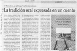La Tradición oral expresada en un cuento  [artículo].