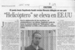 "Helicoptero" se eleva en EE. UU  [artículo] E. C.