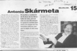 Una cita con -- Antonio Skármeta  [artículo].