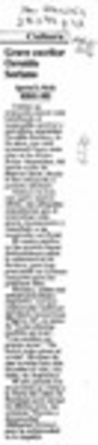 Grave escritor Osvaldo Soriano  [artículo].