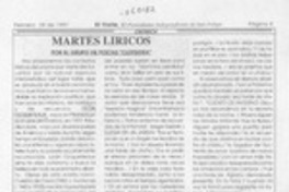 Martes líricos