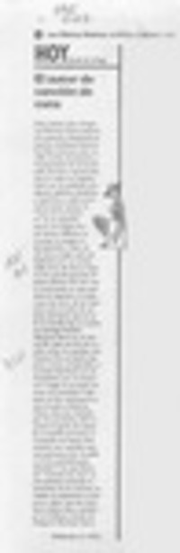 El autor de canción de cuna  [artículo] Daniel de la Vega.