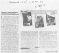 Colección pueblos originarios  [artículo] Margarita Alvarado P.