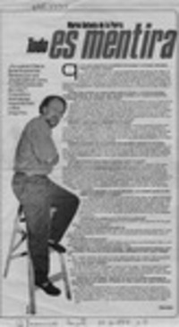 Marco Antonio de la Parra, todo es mentira  [artículo] Bárbara Mayer.