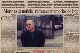 "Morir es la noticia" remueve memorias de hoy