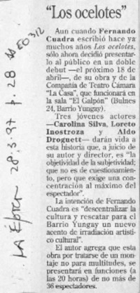 "Los Ocelotes"  [artículo].